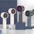 BreezJoy Mini Fan Portable - Cute Handheld Turbo Fan with Rechargeable Battery, 5 Speeds, Small Hand Personal Travel Essentials for Women, Girls, Kids, Lash, Makeup S001